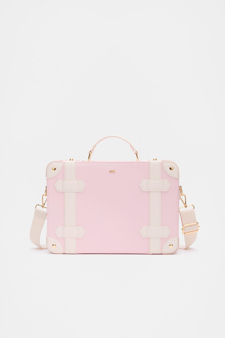 Medium Suitcase  Dusty Rose