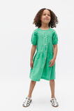 Scallop Trim Dress  Deep Emerald  hi-res