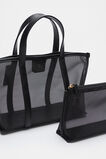 Mesh Mini Tote  Black  hi-res