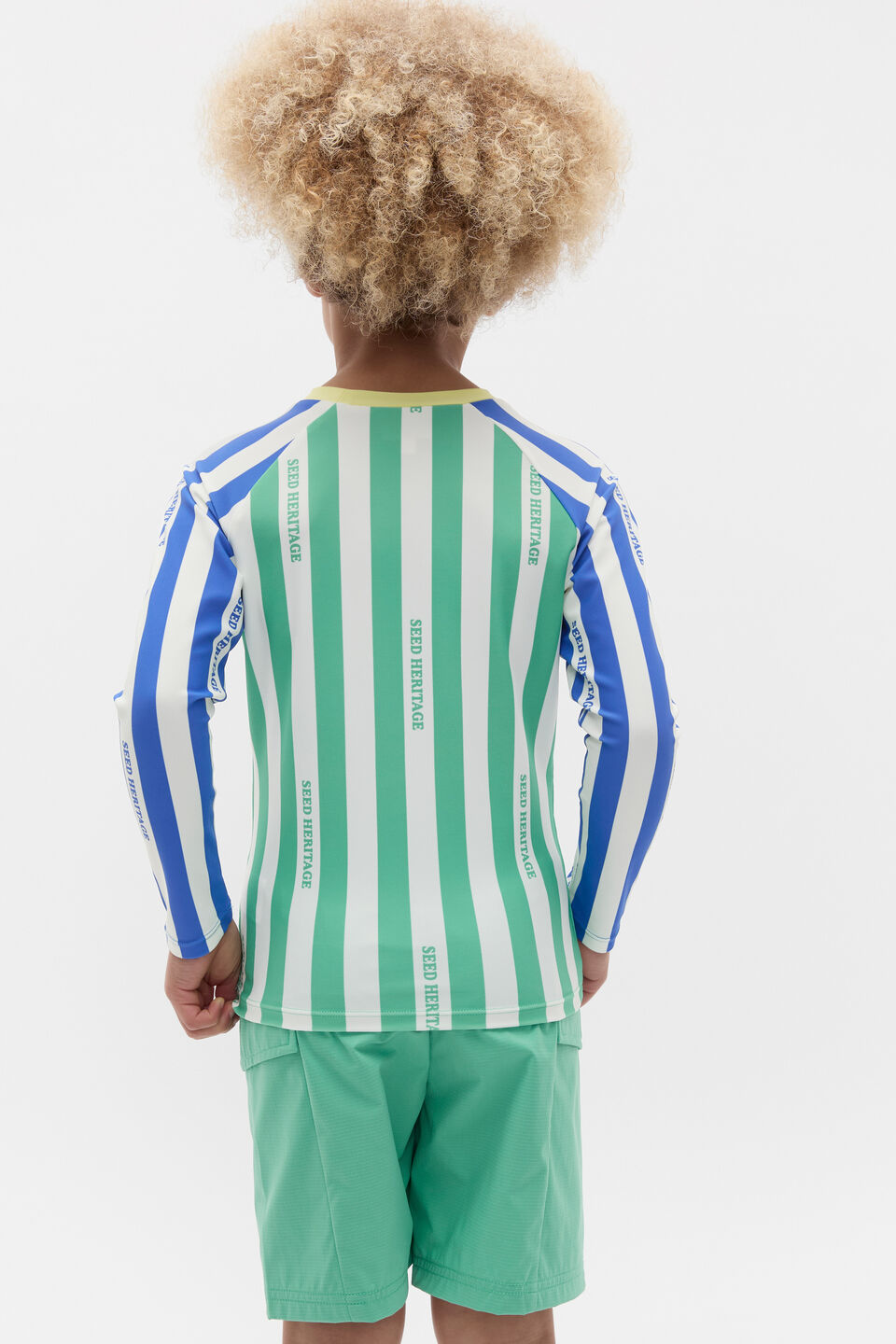 Stripe Logo Rashvest  Cool Green