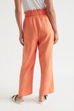 Core Linen Paperbag Pant  Orange Spritz  hi-res
