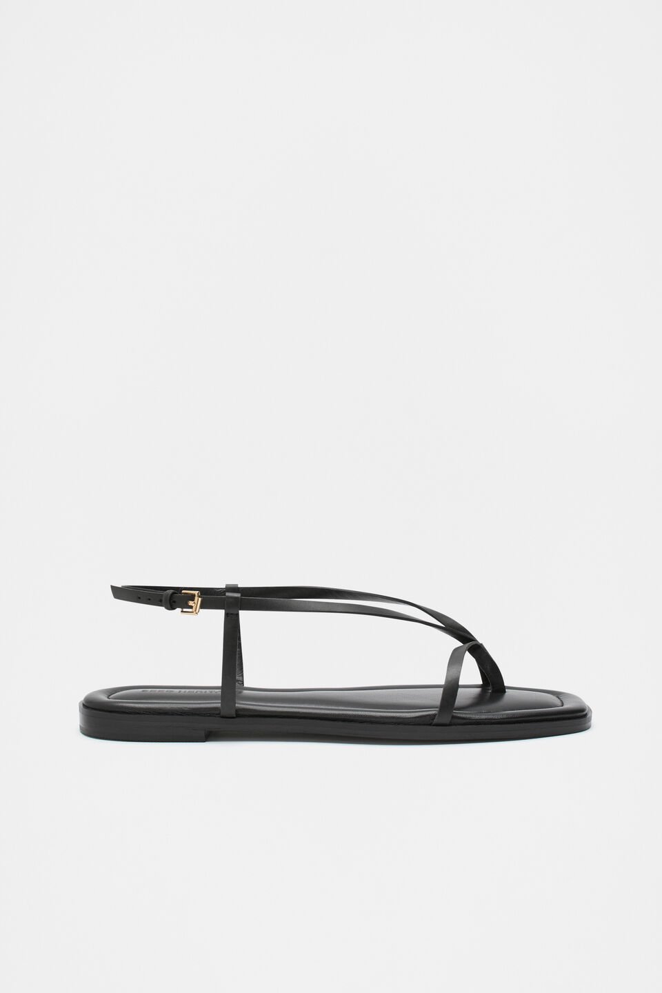 Chiara Flat Sandal  Black