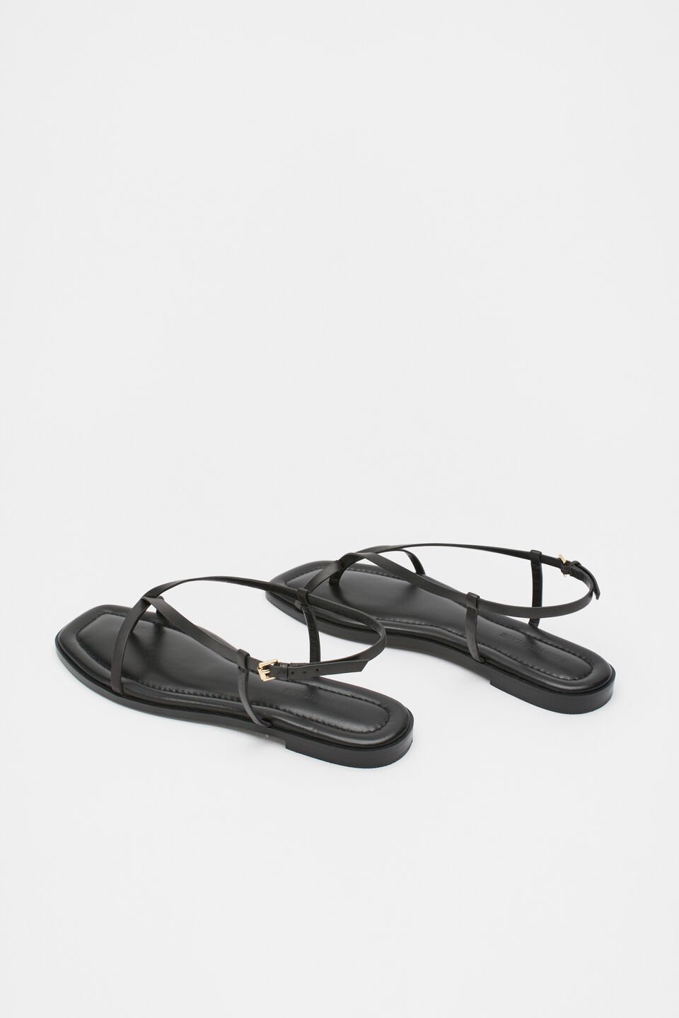 Chiara Flat Sandal  Black