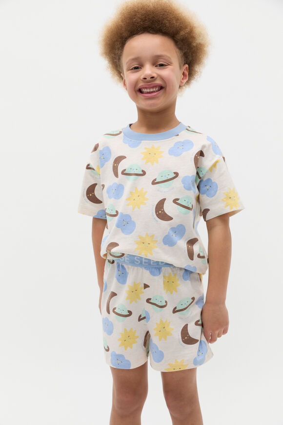 Sky Pyjama  Natural Marle  hi-res