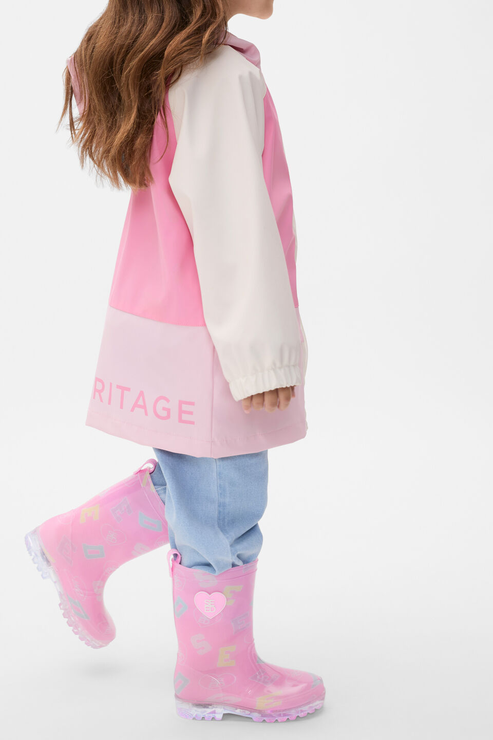 Light Up Gumboot  Candy Pink Multi