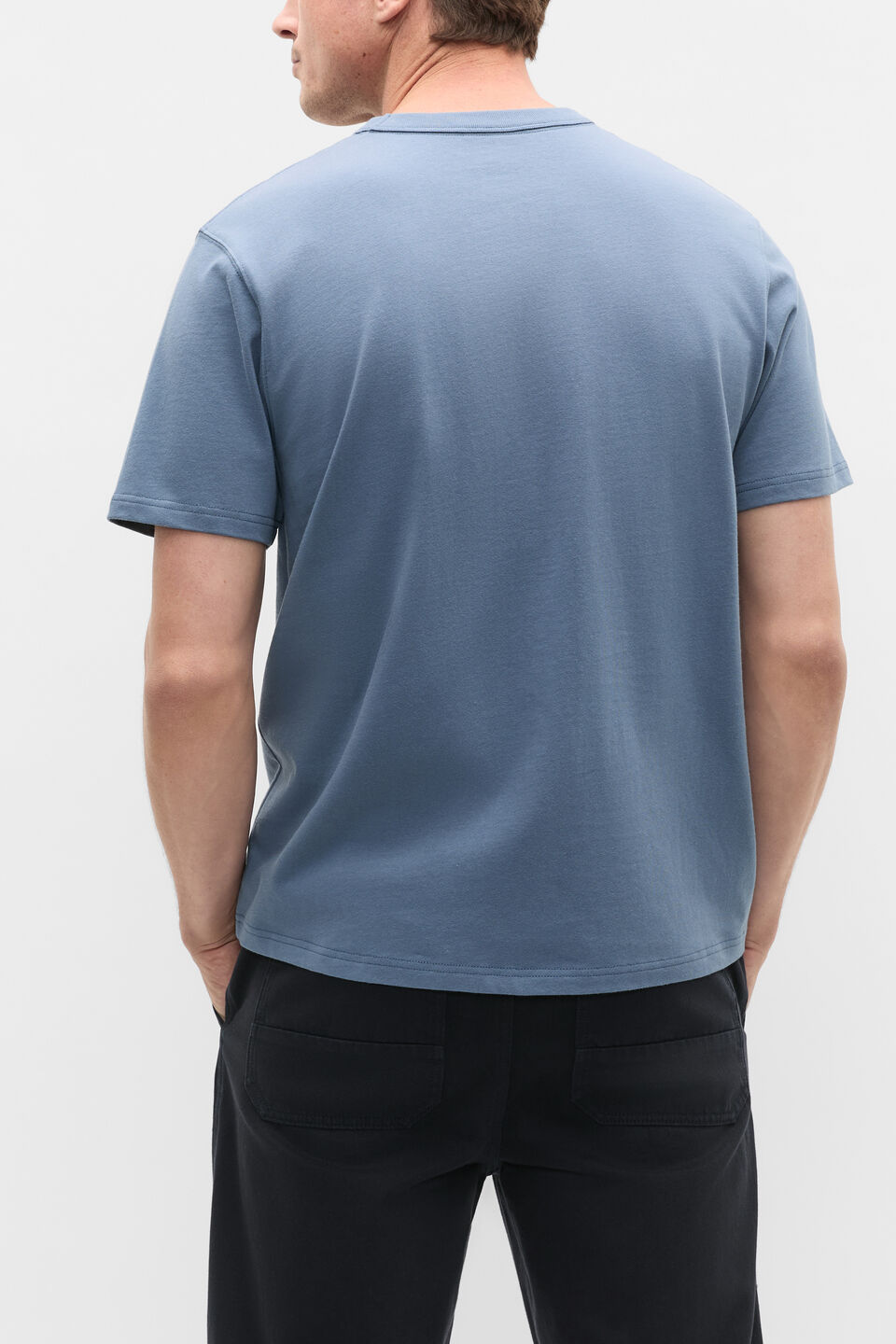 Crew Tee  Storm Blue