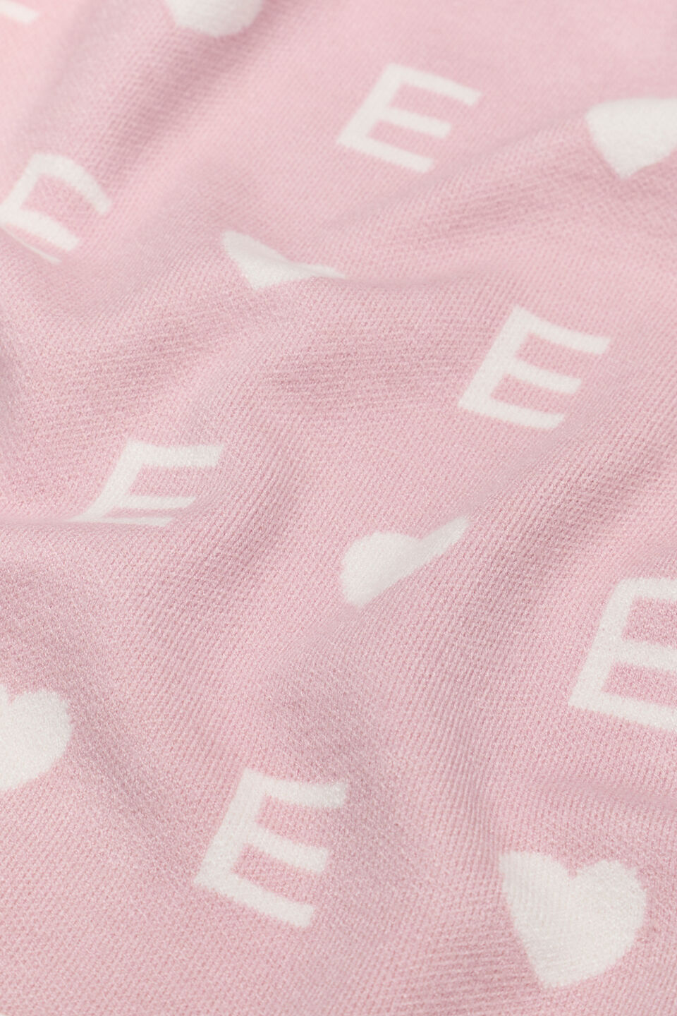 Heart Initial Blanket  E
