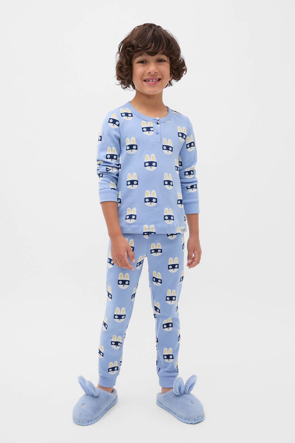 Super Bunny Pyjama  Cloud Blue