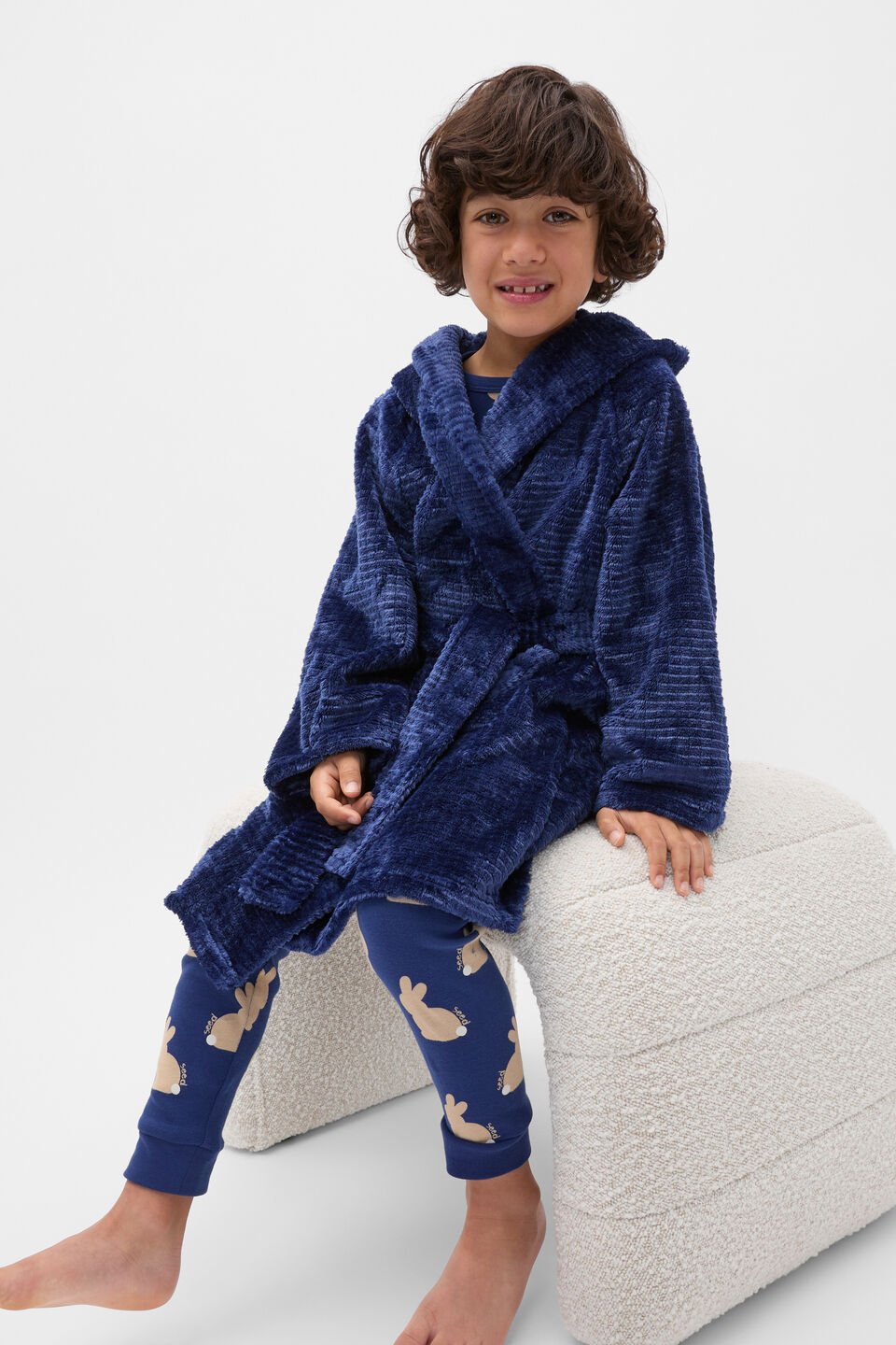 Lounge Robe  French Navy