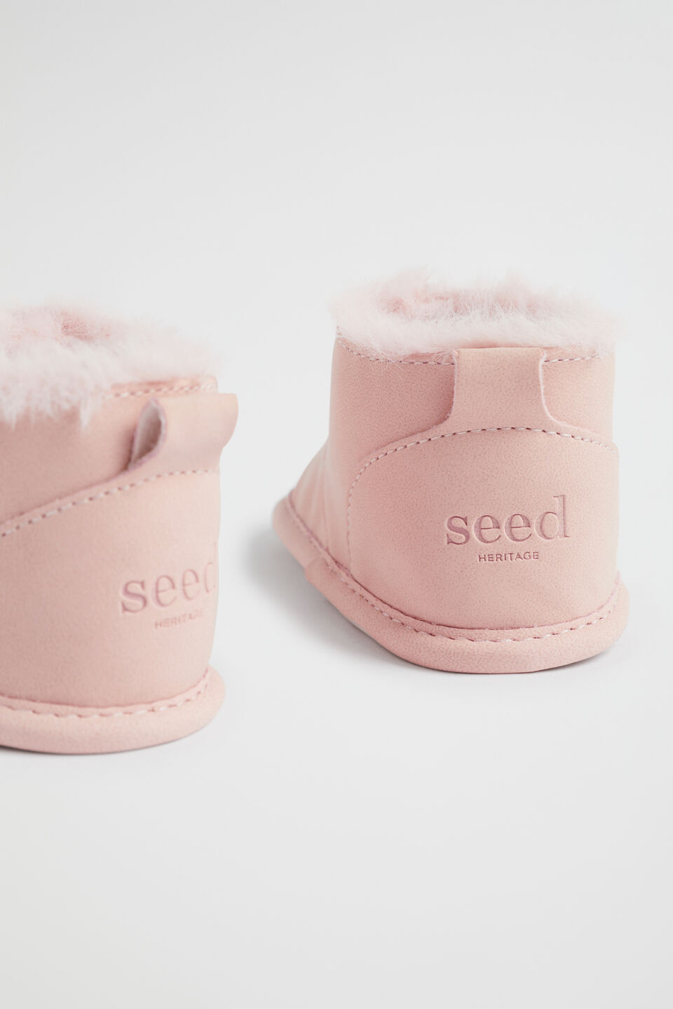 Fur Lined Bootie  Dusty Rose