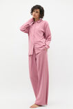 Vertical Rib Shirt and Pant Set  Mauve  hi-res