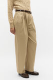 Twill Pleat Pant  Cashew  hi-res