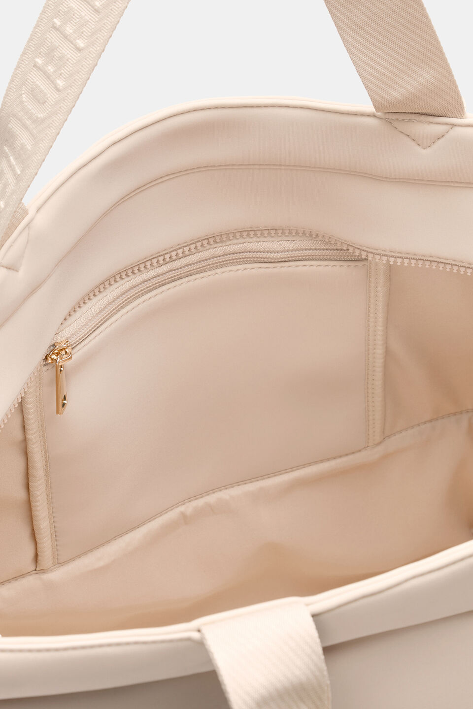 Seed Overnight Tech Tote  Ecru