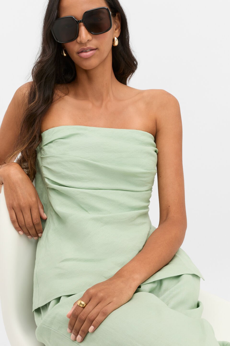 Jess Oversized Sunglasses  Black