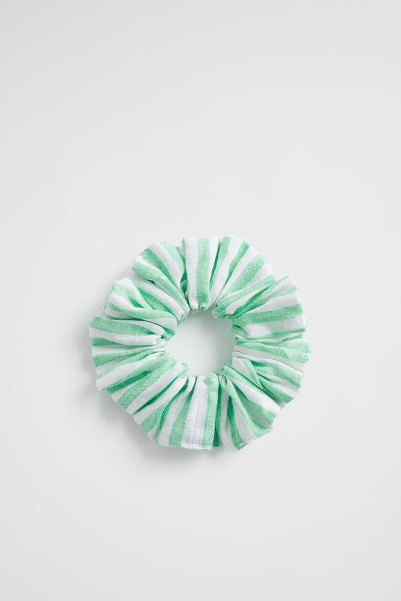 Stripe Scrunchie  Key Lime Stripe  hi-res