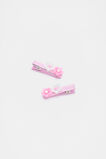 Mini Flower Duck Clips  Candy Pink  hi-res