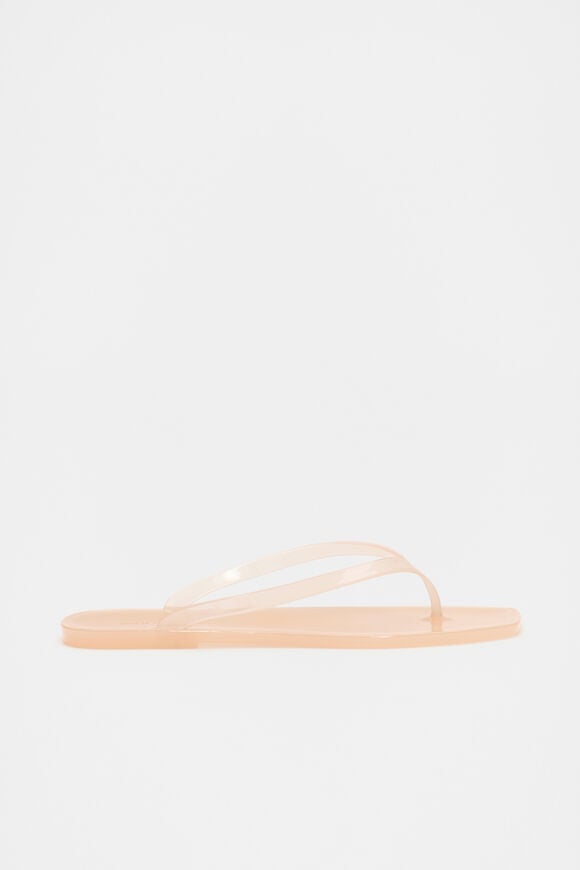 Elle Jelly Flip Flop  Nude  hi-res