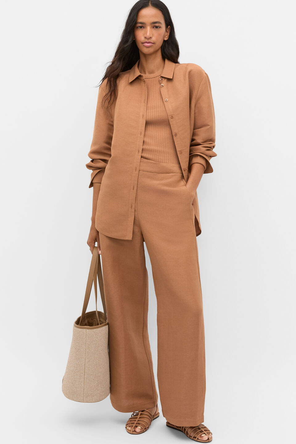 Oversized Easy Shirt  Copper