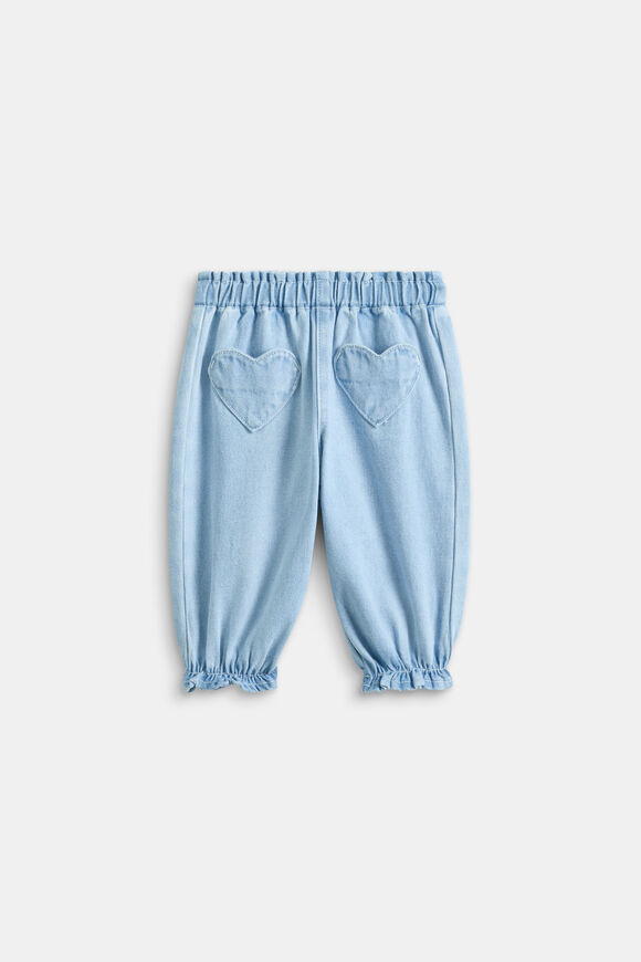 Heart Pocket Denim Jean  Cloud Blue Wash  hi-res