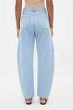 High Waisted Barrel Leg Jean  Glacial Blue Wash  hi-res