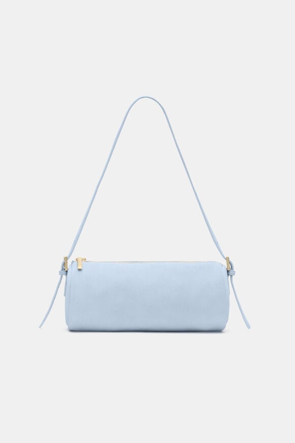Suede Pouch Shoulder Bag  Arctic Blue  hi-res