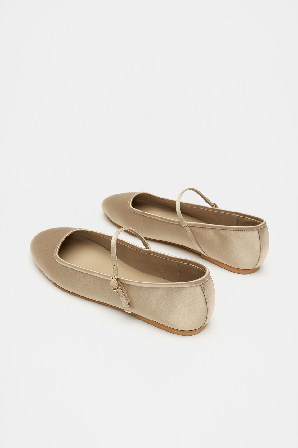 Kai Satin Ballet Flat  Rye