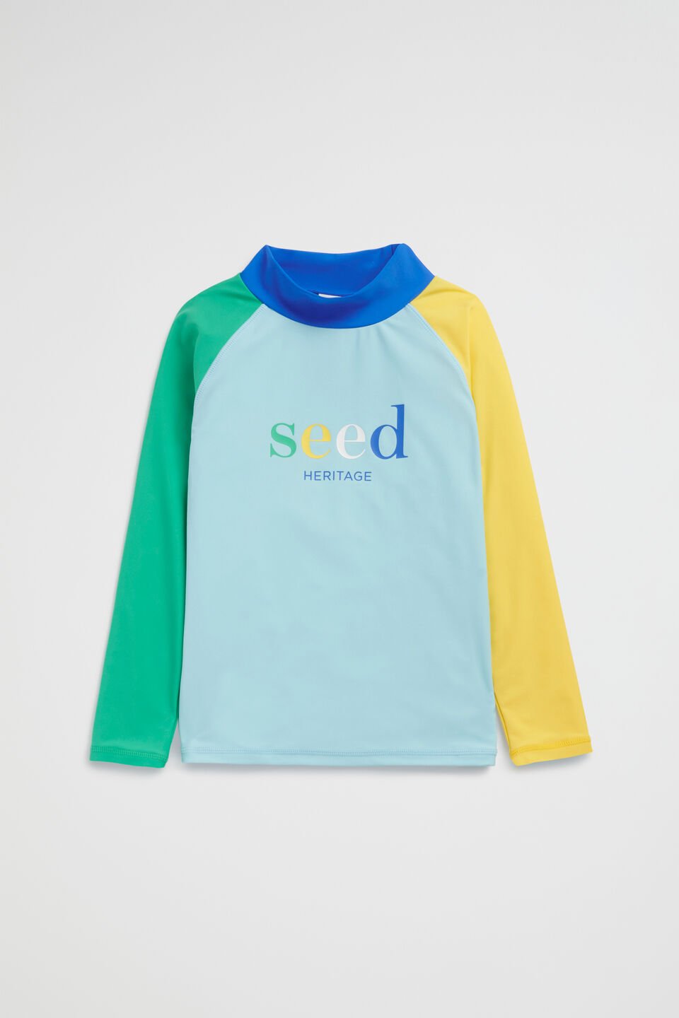 Colourblock Rashvest  Ocean Blue Multi