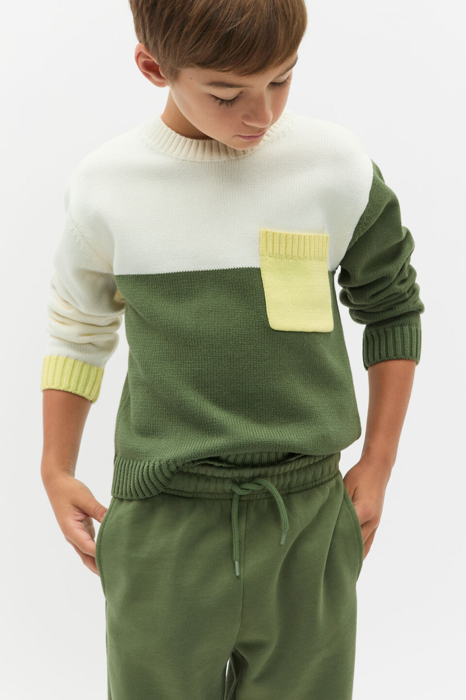 Colourblock Knit  Multi