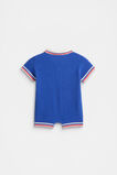 Logo Knit Romper  Azure Blue  hi-res