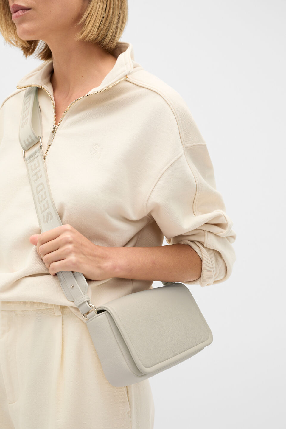 Mini Crossbody Bag  Cream