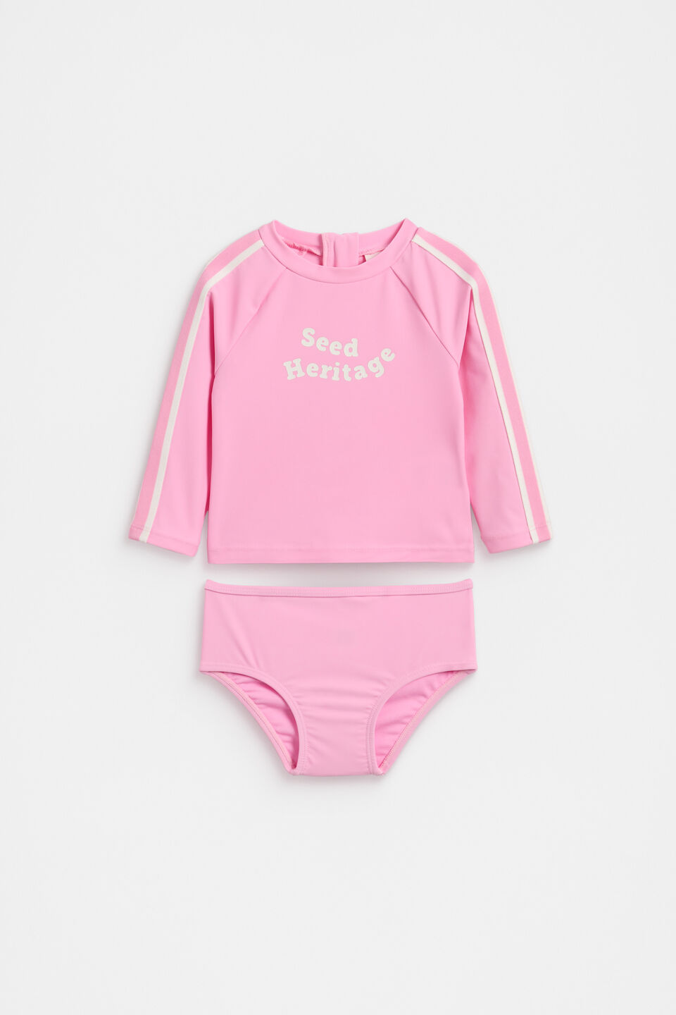 Logo Rashsuit Set  Candy Pink