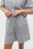 Linen Stripe Short  Twilight Blue Stripe  hi-res