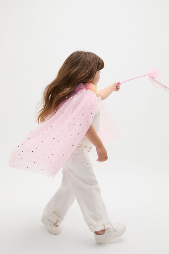 Pom Pom Cape Dress Up  Multi  hi-res