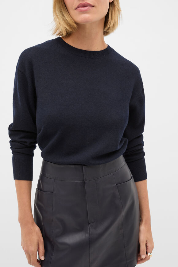 Australian Merino Pullover  Twilight Blue  hi-res