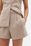 Tailored Pleat Front Short  Cookie  hi-res