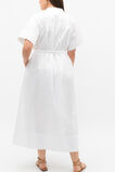 Poplin Voluminous Maxi Dress  Whisper White  hi-res