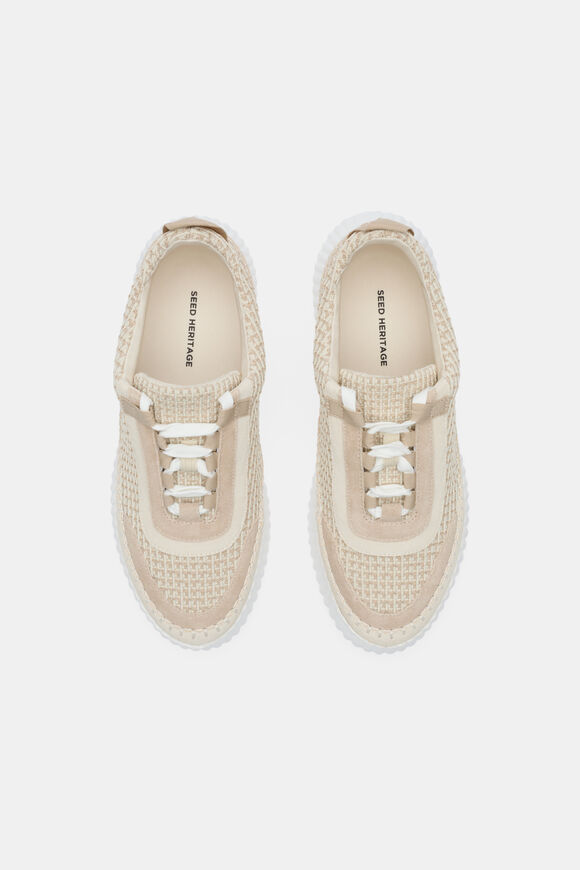 Bree Knit Sneaker  Oat  hi-res