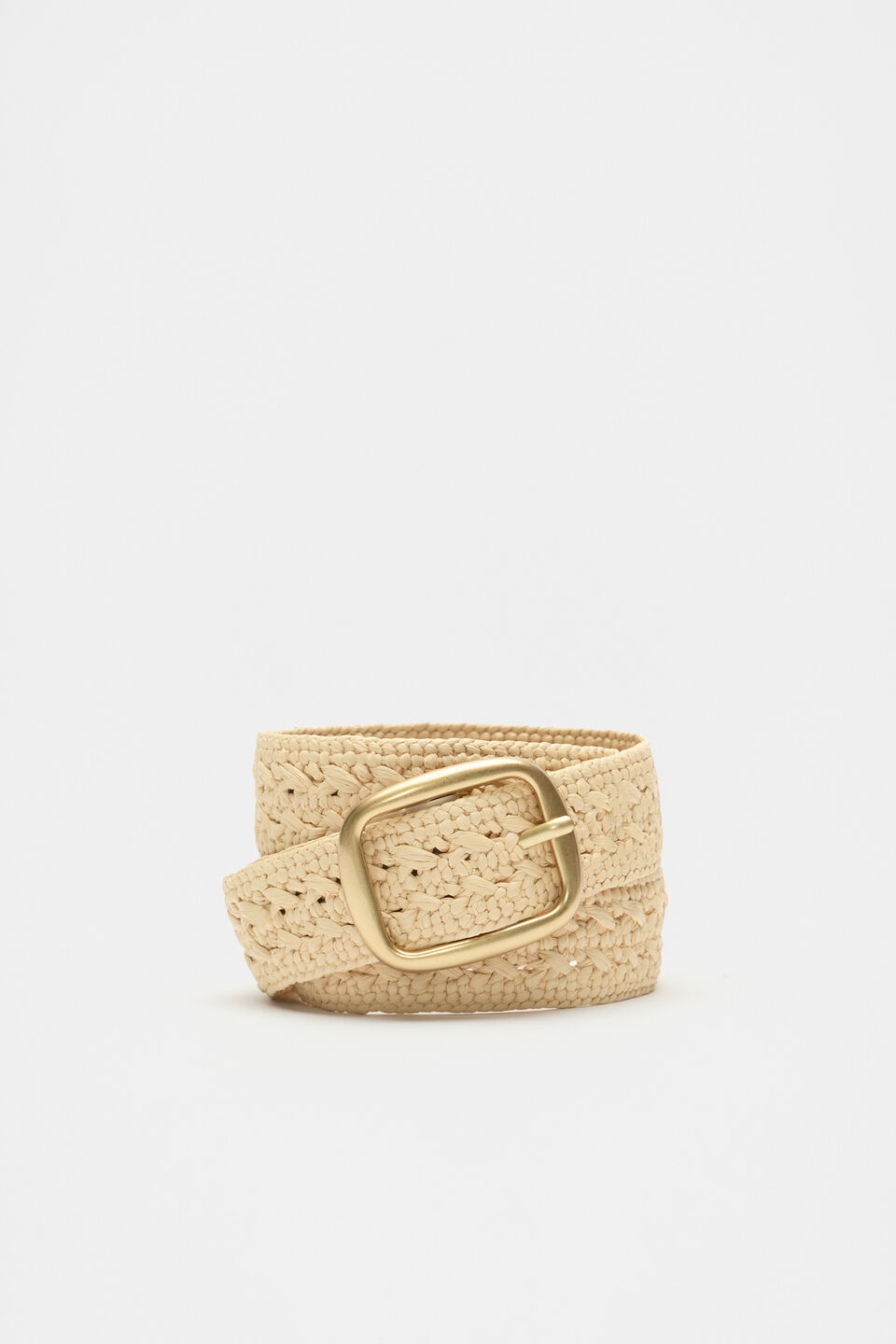Zola Braided Belt  Natural
