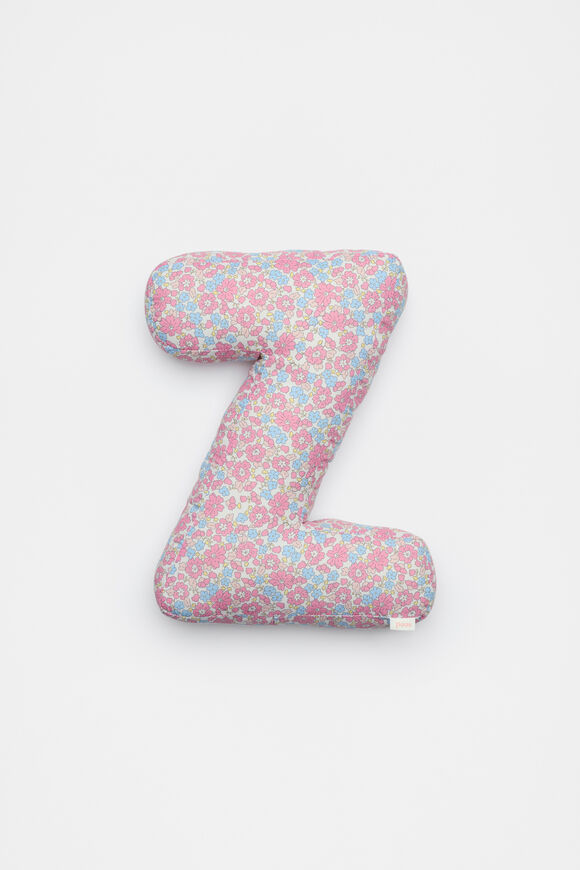 Ditsy Floral Initial Cushion  Z  hi-res