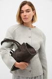 Softly Structured Suede Tote  Chocolate  hi-res