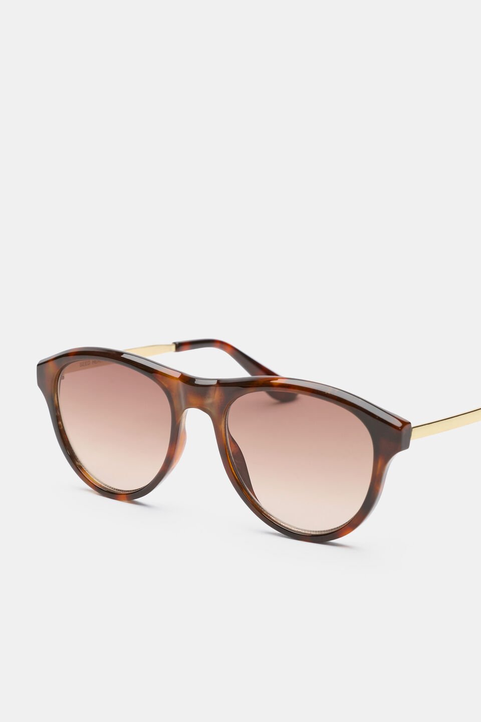 Hayley Round Sunglasses  Dark Tort