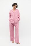 Flannelette Shirt and Pant PJ Set  Mauve  hi-res