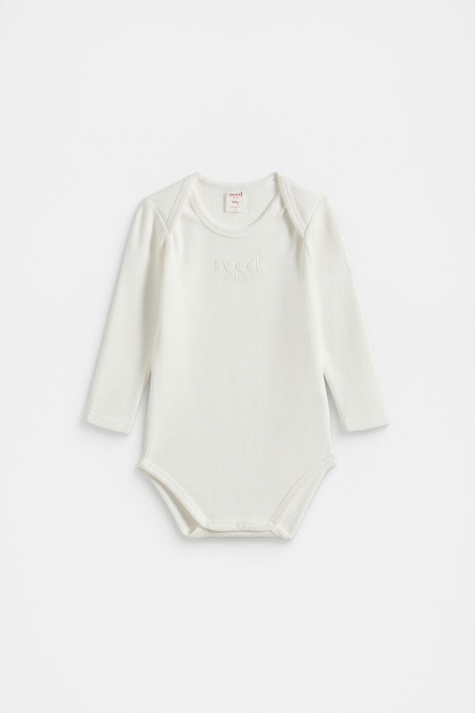 Logo Waffle Bodysuit  Canvas