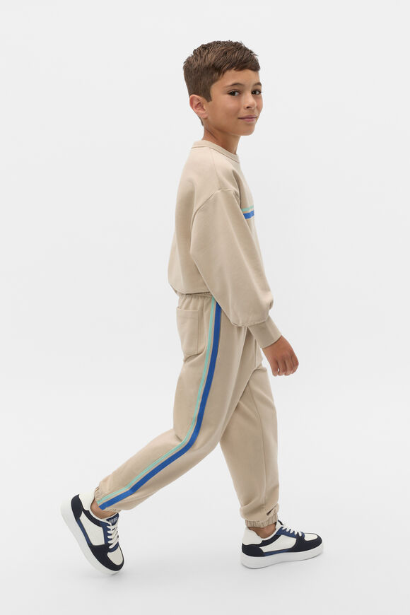 Sports Stripe Track Pant  Milk  hi-res