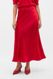 Satin Midi Skirt  Poppy  hi-res