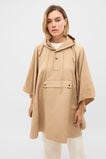 Packable Rain Poncho  Sandstone  hi-res