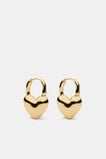 Amour Heart Earring  Gold  hi-res