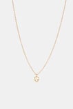 Gold Alphabet Necklace  G  hi-res