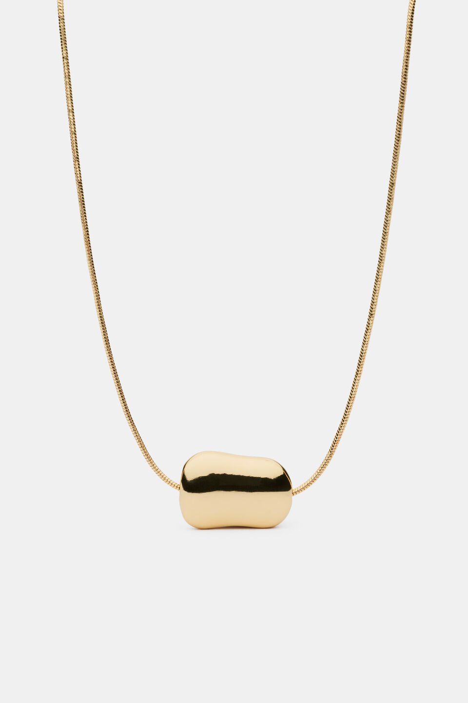 Pebble Necklace  Gold