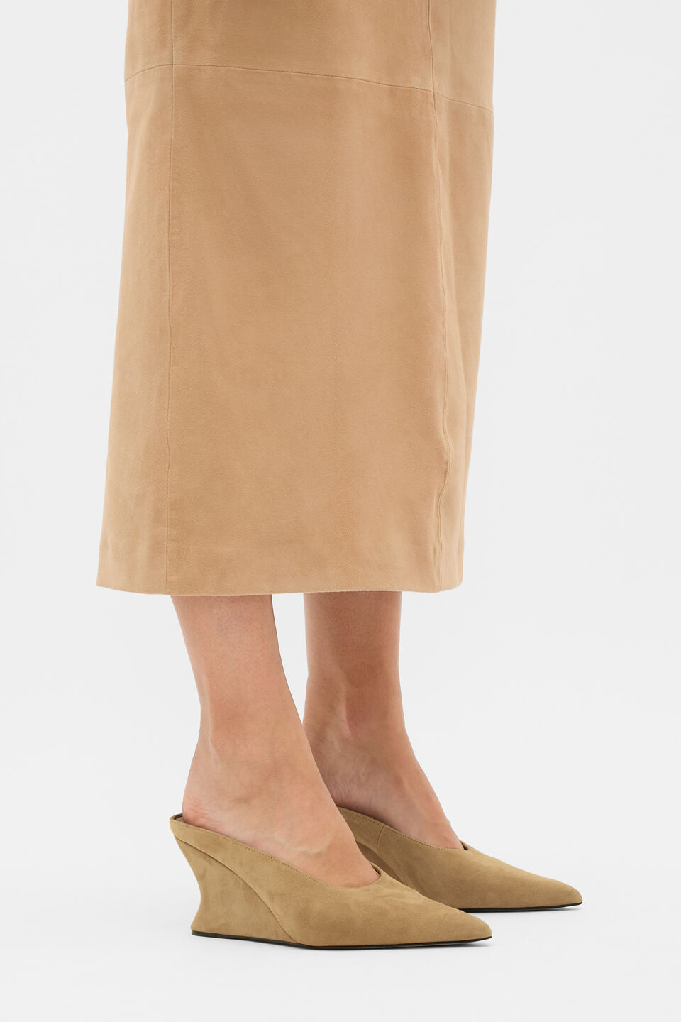 Riley Wedge Mule  Sandstone